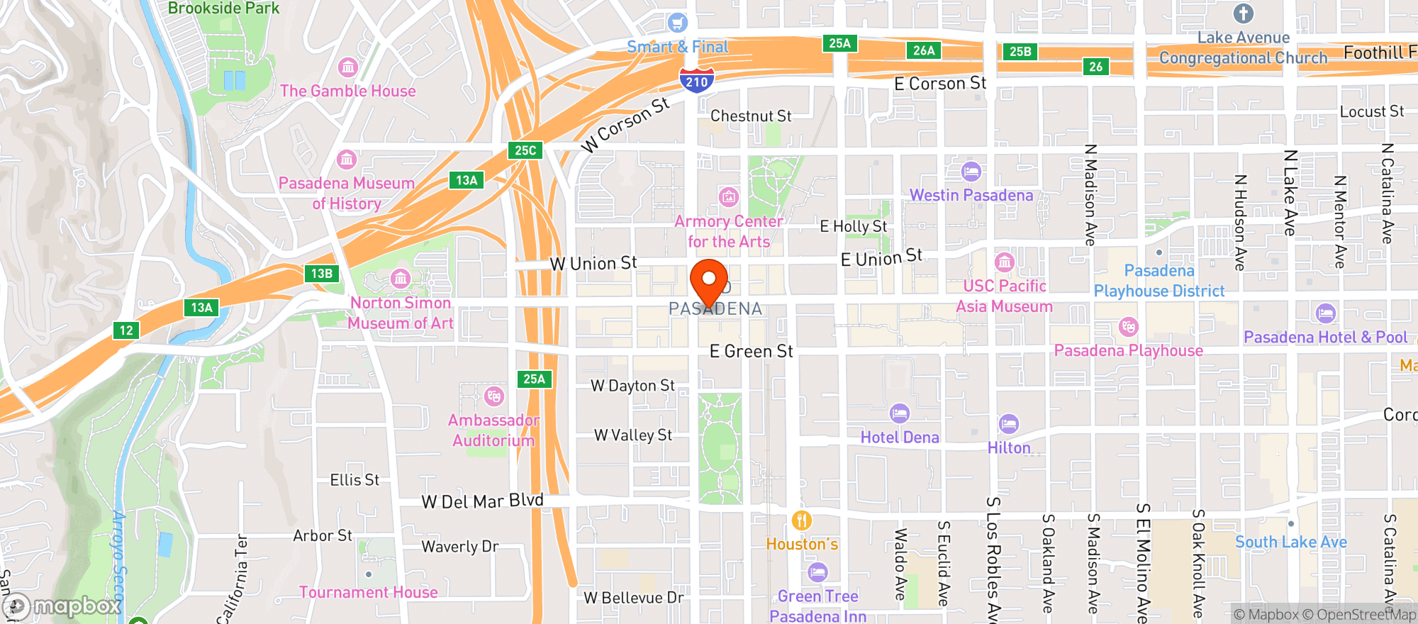 Map showing Kings Row