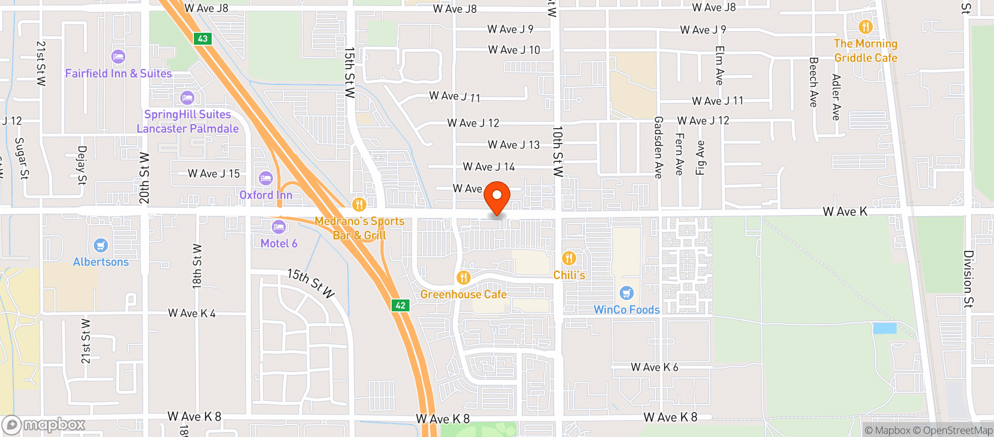 Map showing Gnc