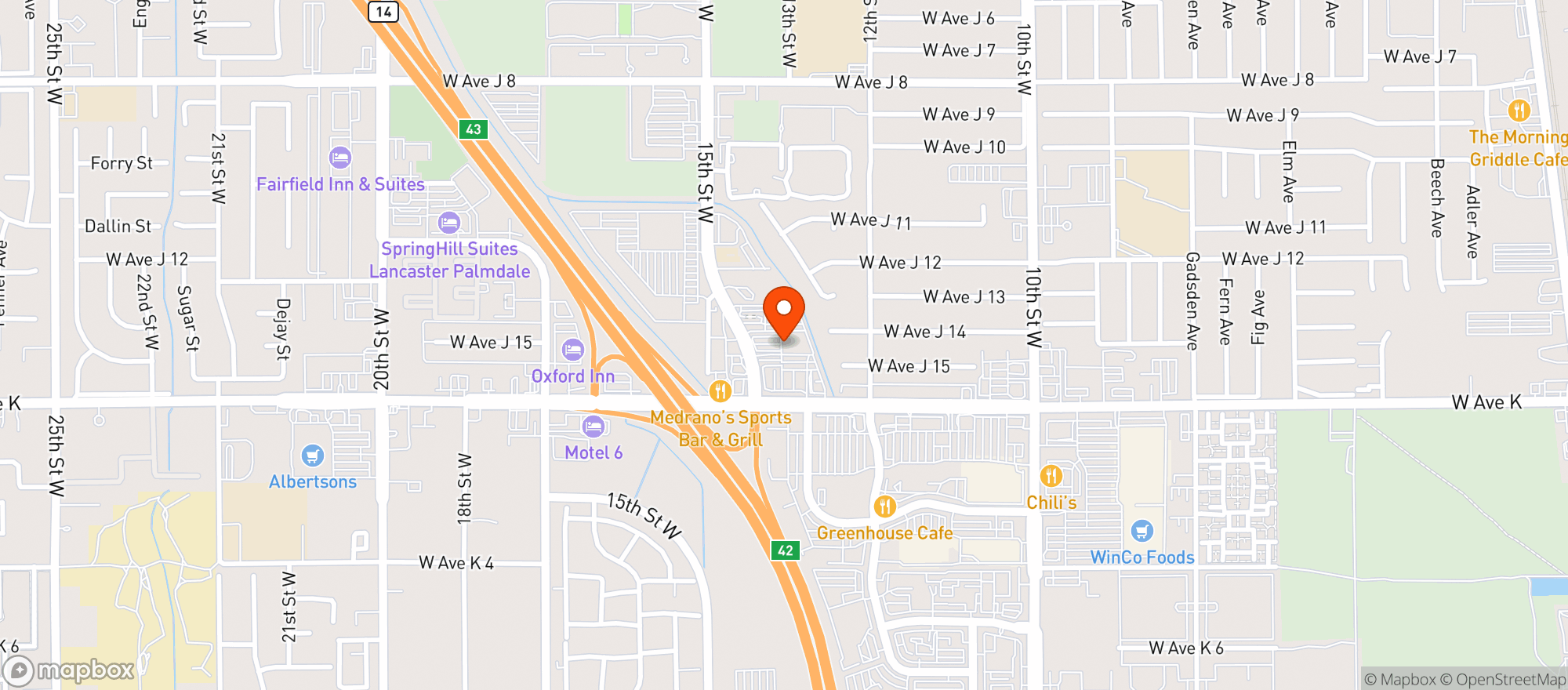 Map showing Sprouts Farmers Market