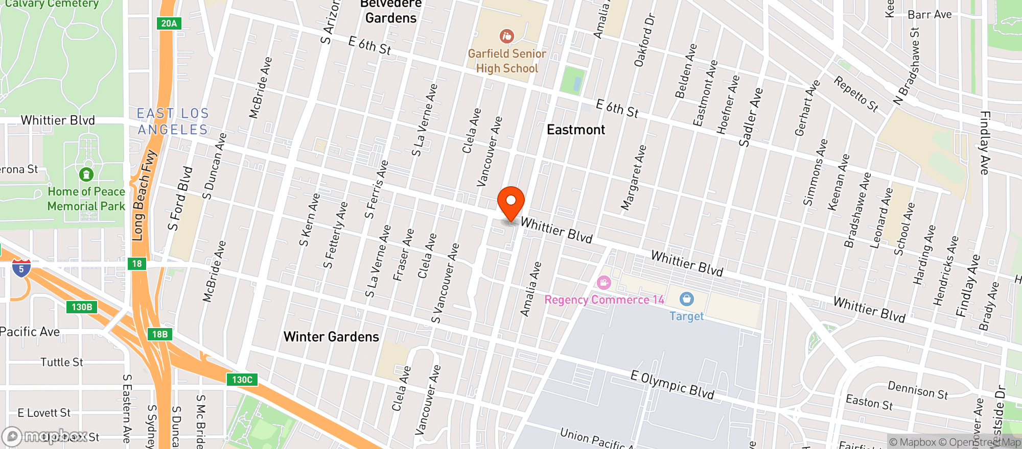 Map showing CVS PHARMACY #4524