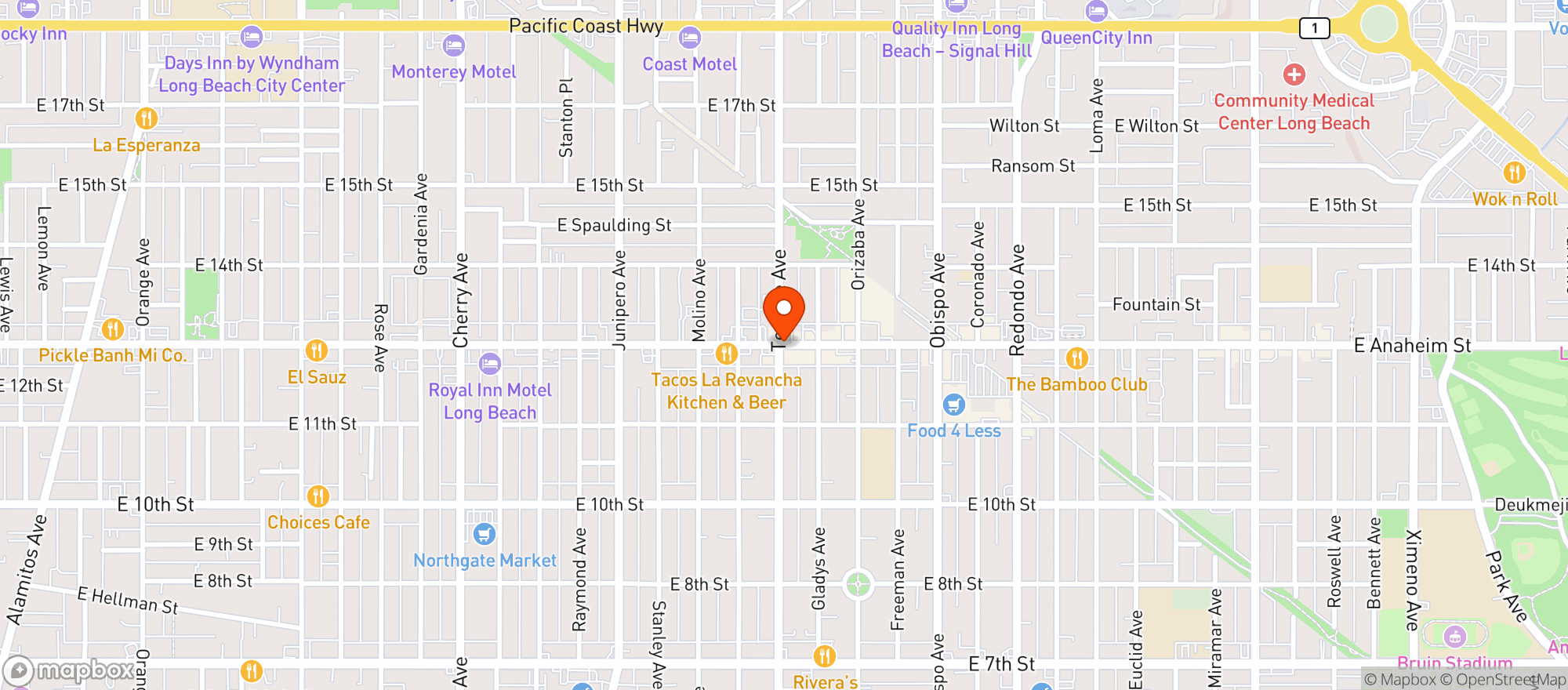 Map showing Joe Josts