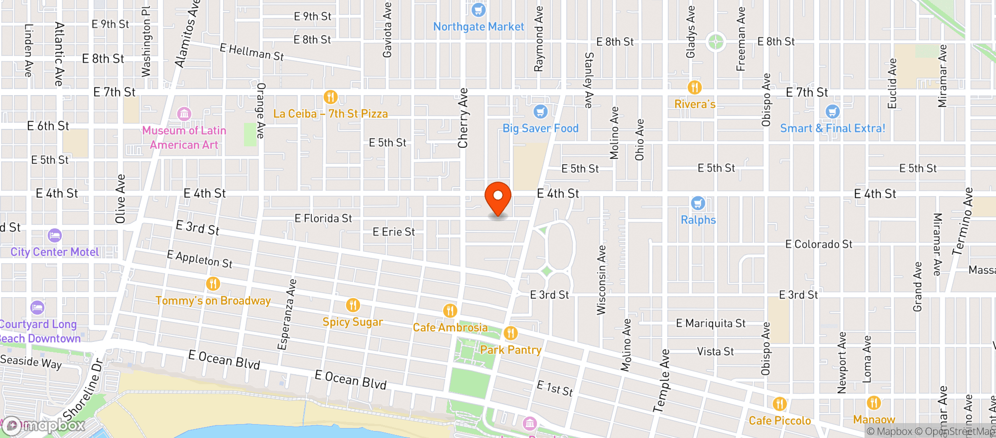 Map showing 7 Eleven #27017