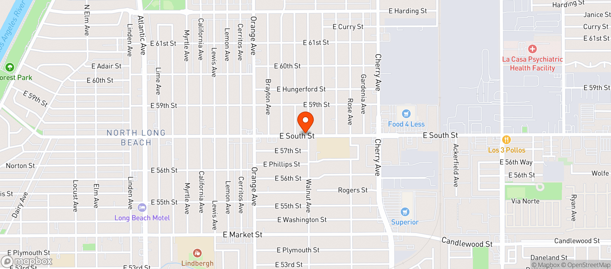 Map showing Circle K