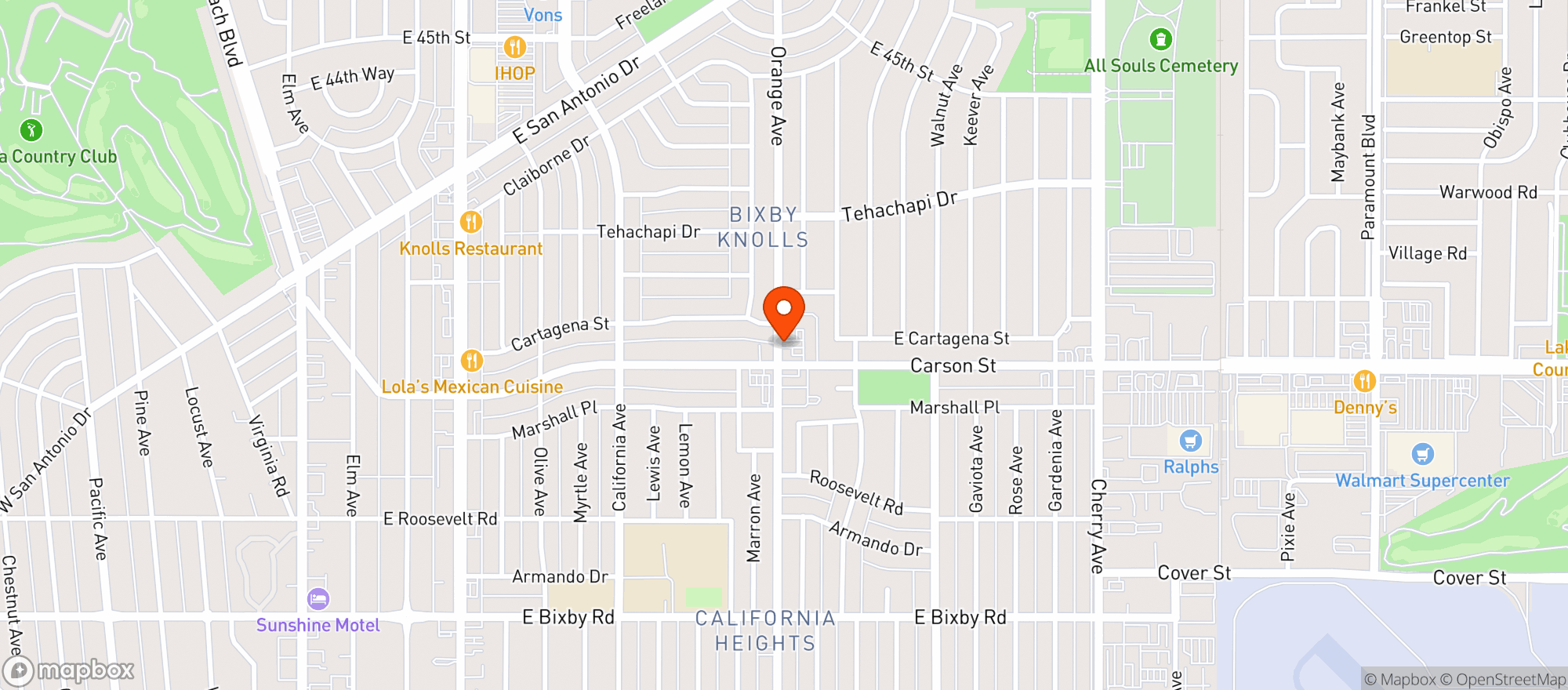 Map showing K C S Liquor