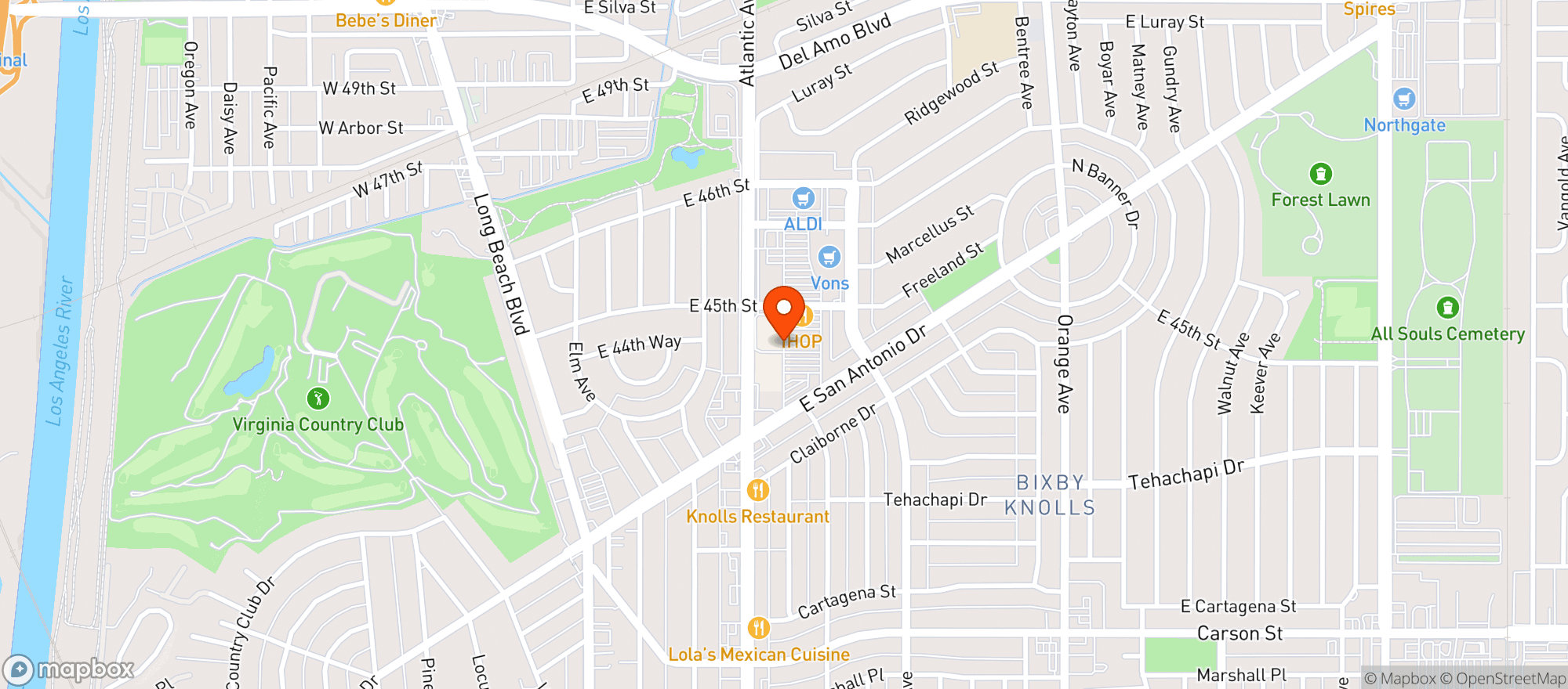 Map showing SMART & FINAL EXTRA