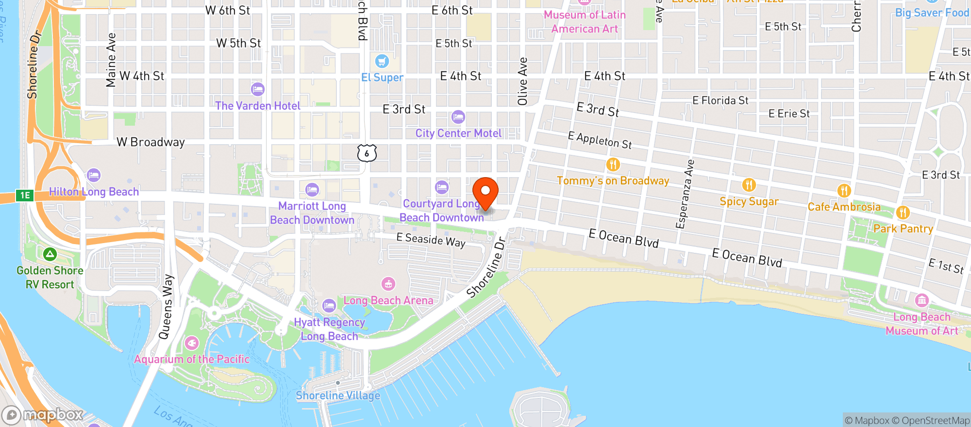 Map showing Hi-Lo Liquor Market