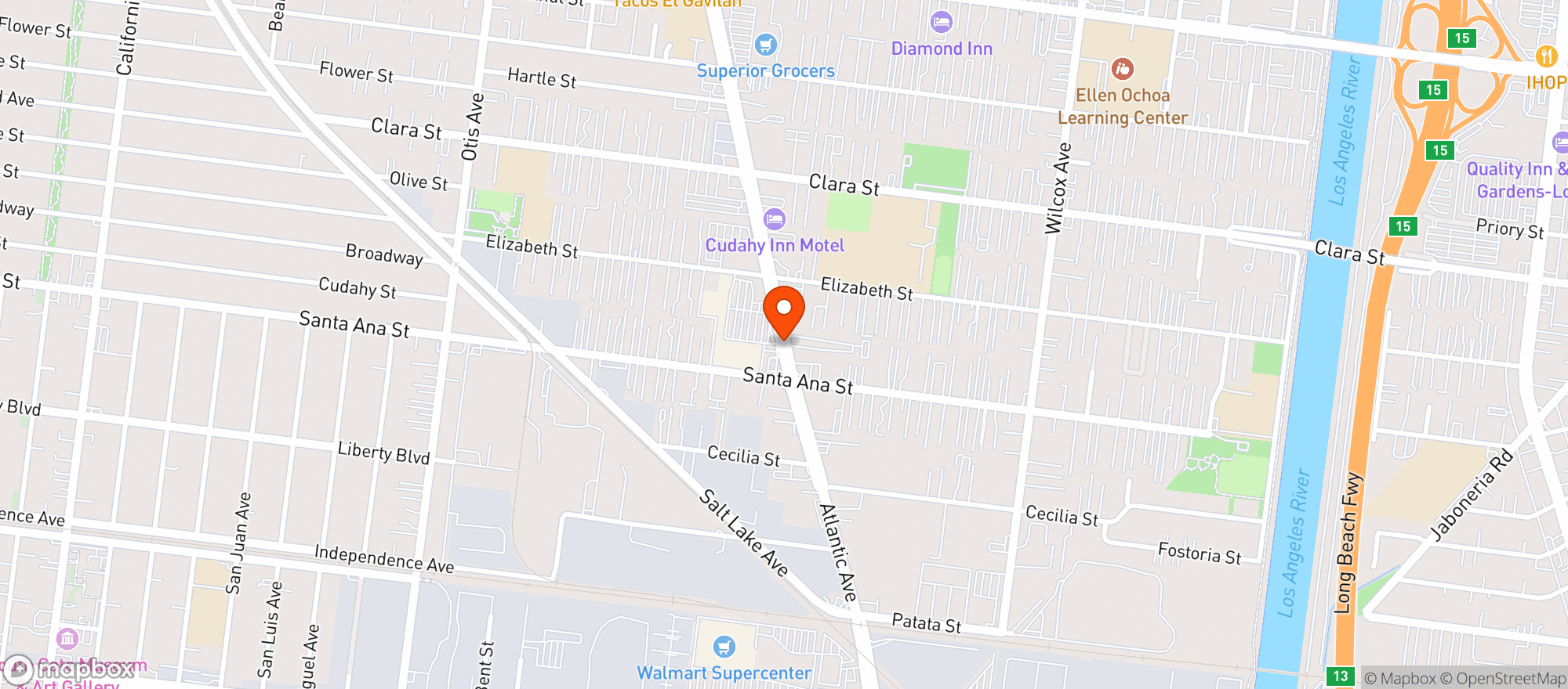 Map showing Off The Charts - Cudahy