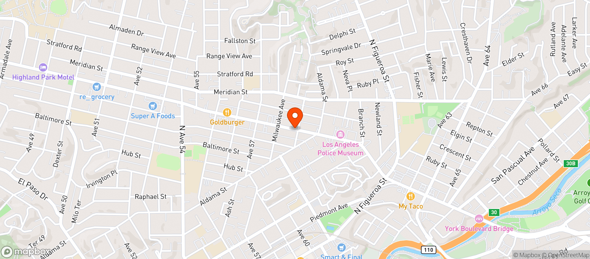 Map showing Nela Rd
