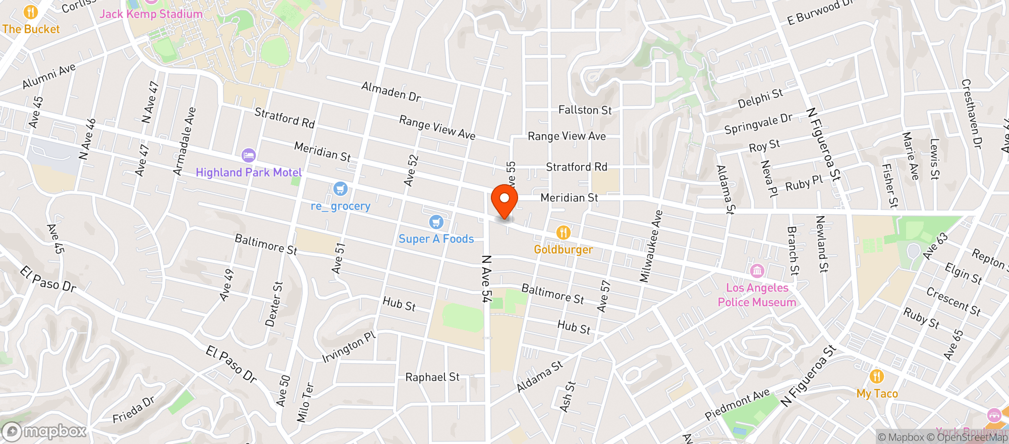 Map showing Marios Liquor