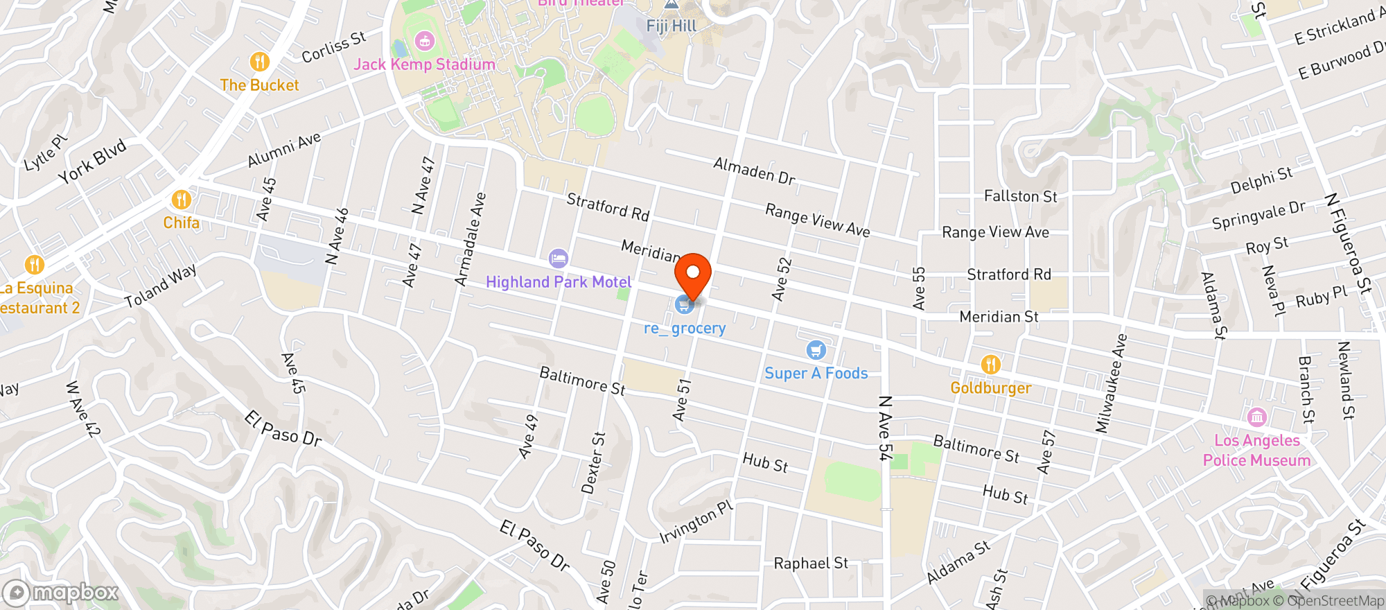 Map showing 7 Eleven #38762