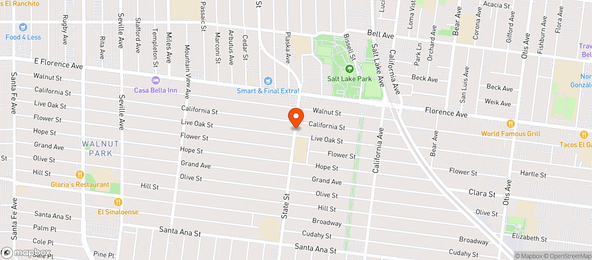 Map showing Tae Youngs Liquor
