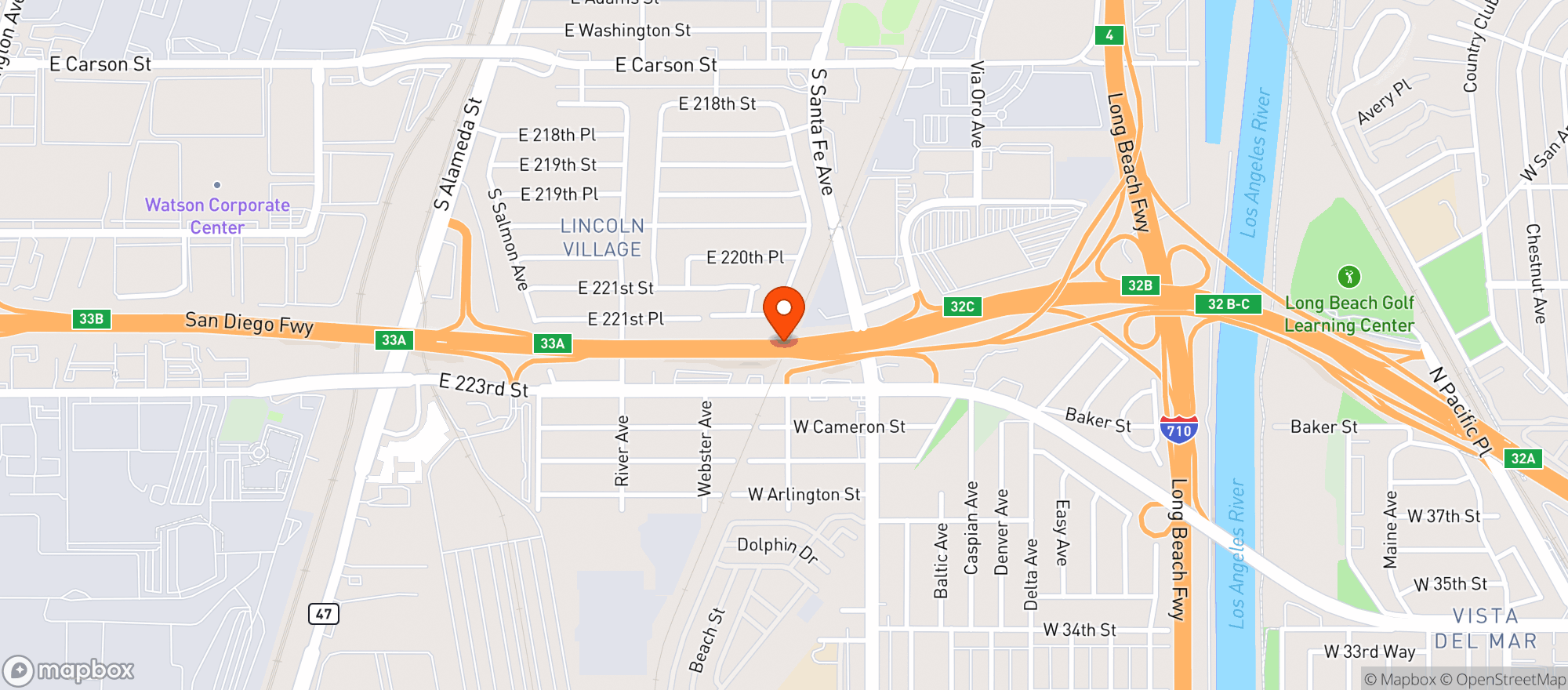 Map showing SCHERTZ EXPRESS 120