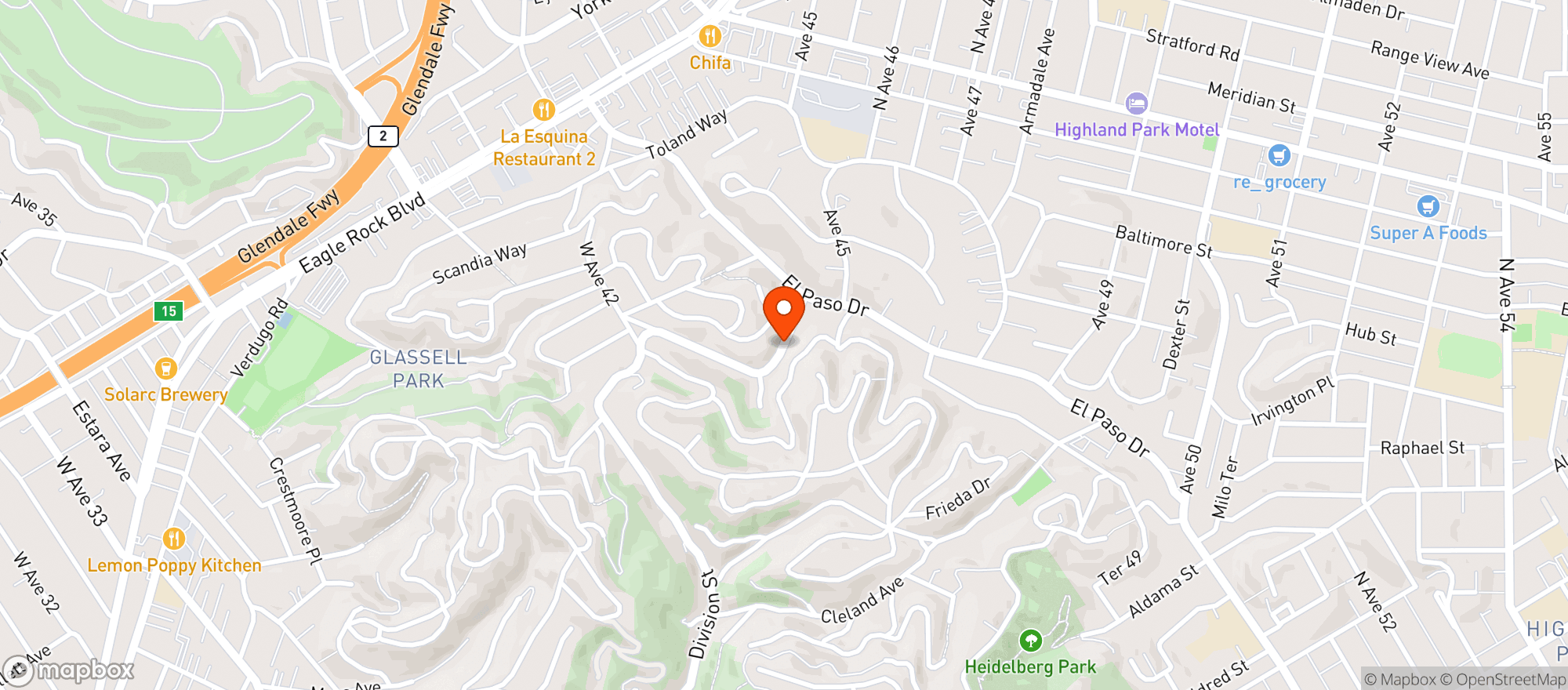 Map showing 7 Eleven #35639