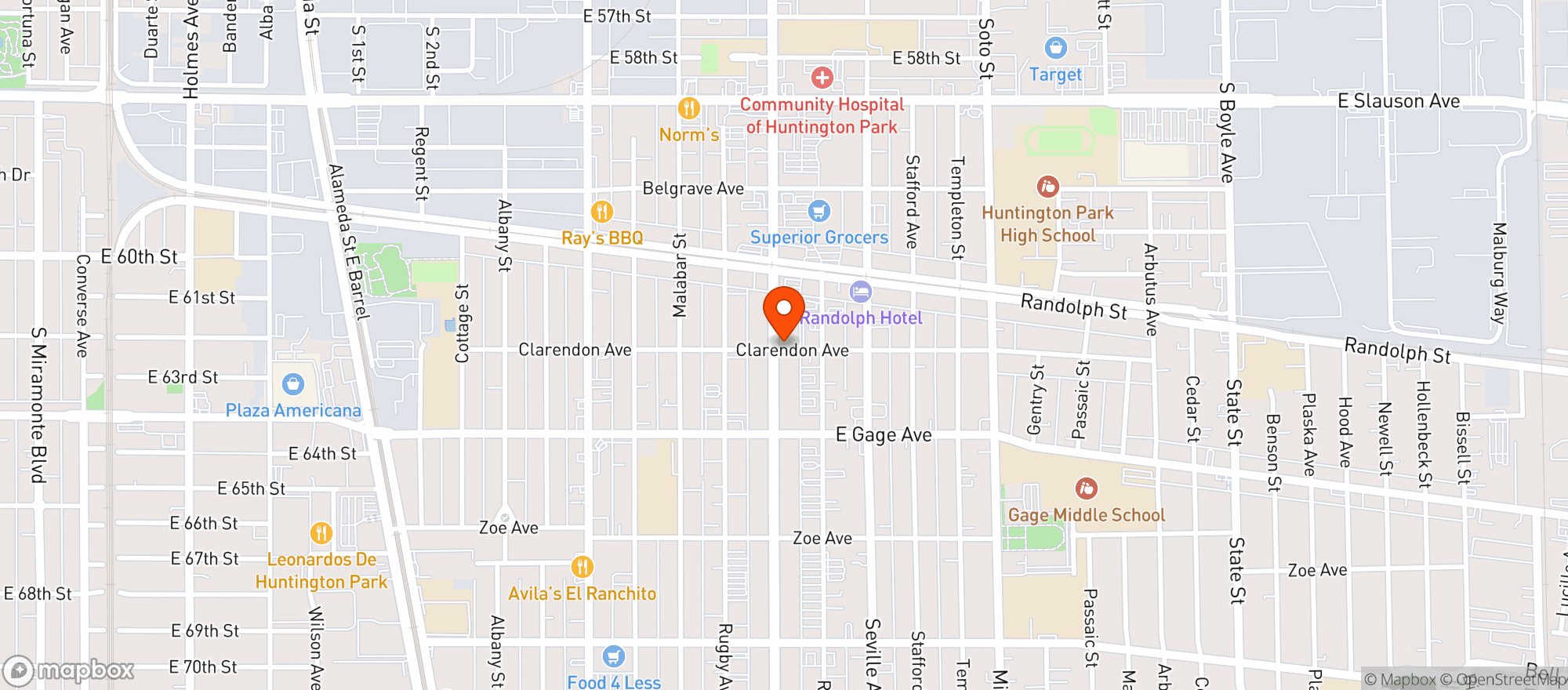 Map showing 7 Eleven #24132