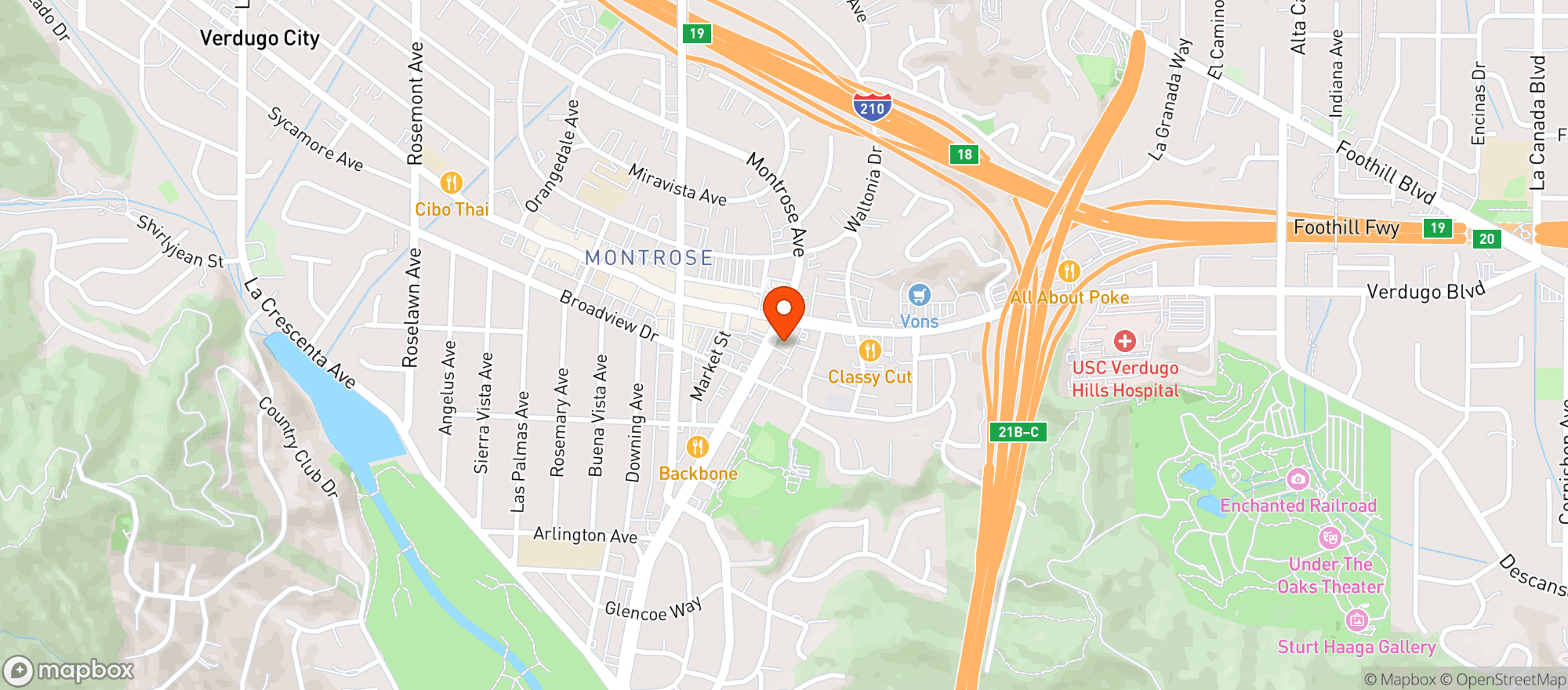 Map showing Divina Cucina