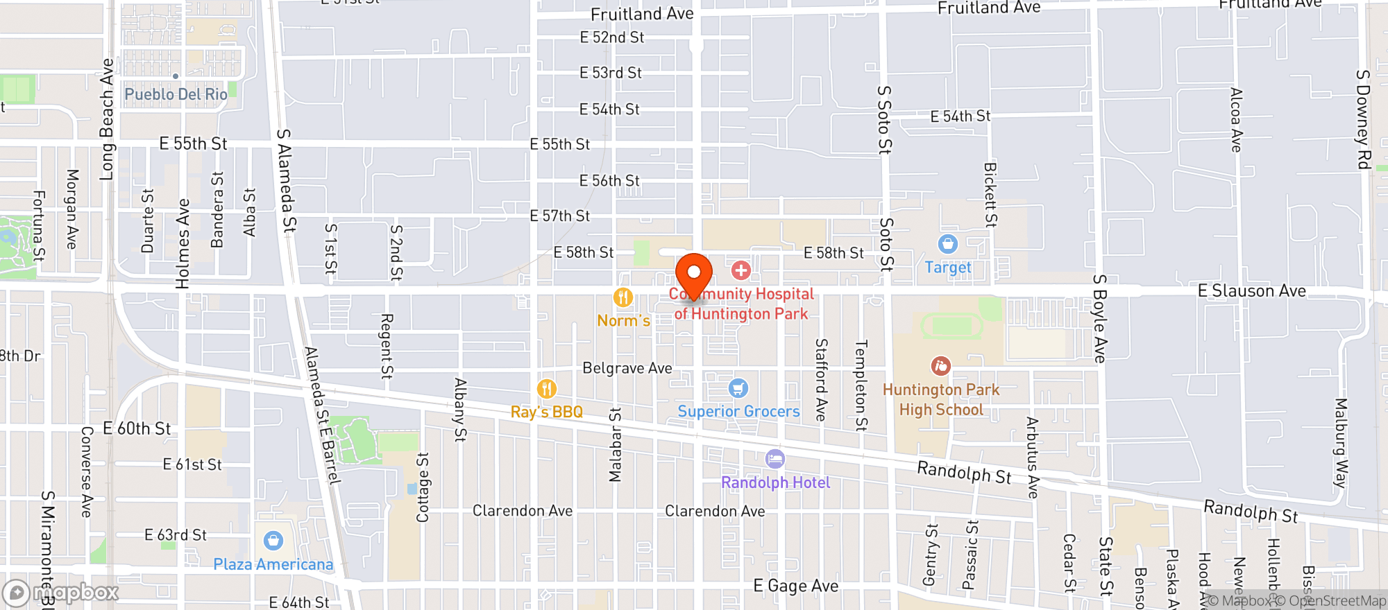 Map showing Gnc - 2860 - The Pacific Center