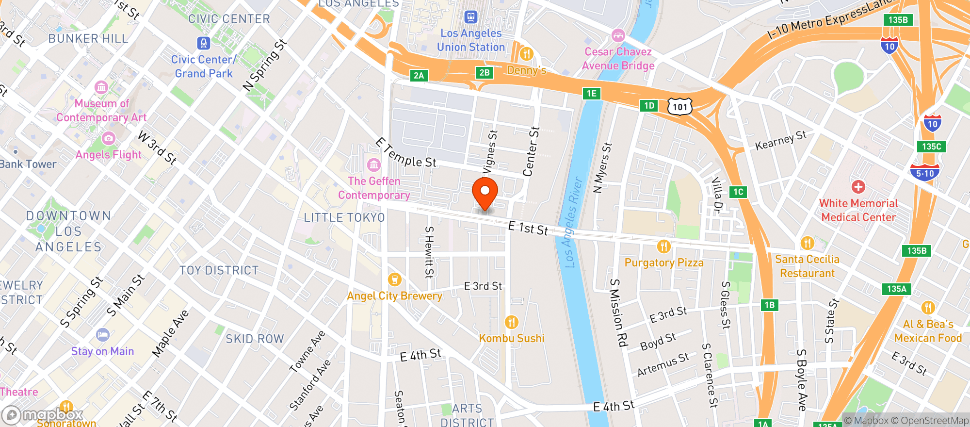 Map showing Moroccan Lounge