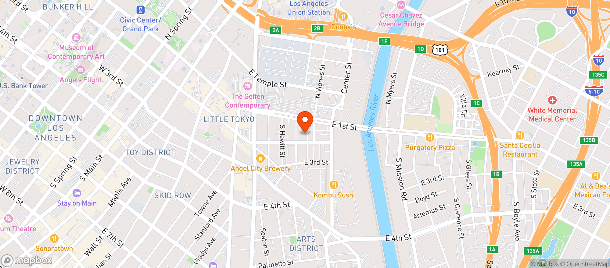 Map showing Baroo