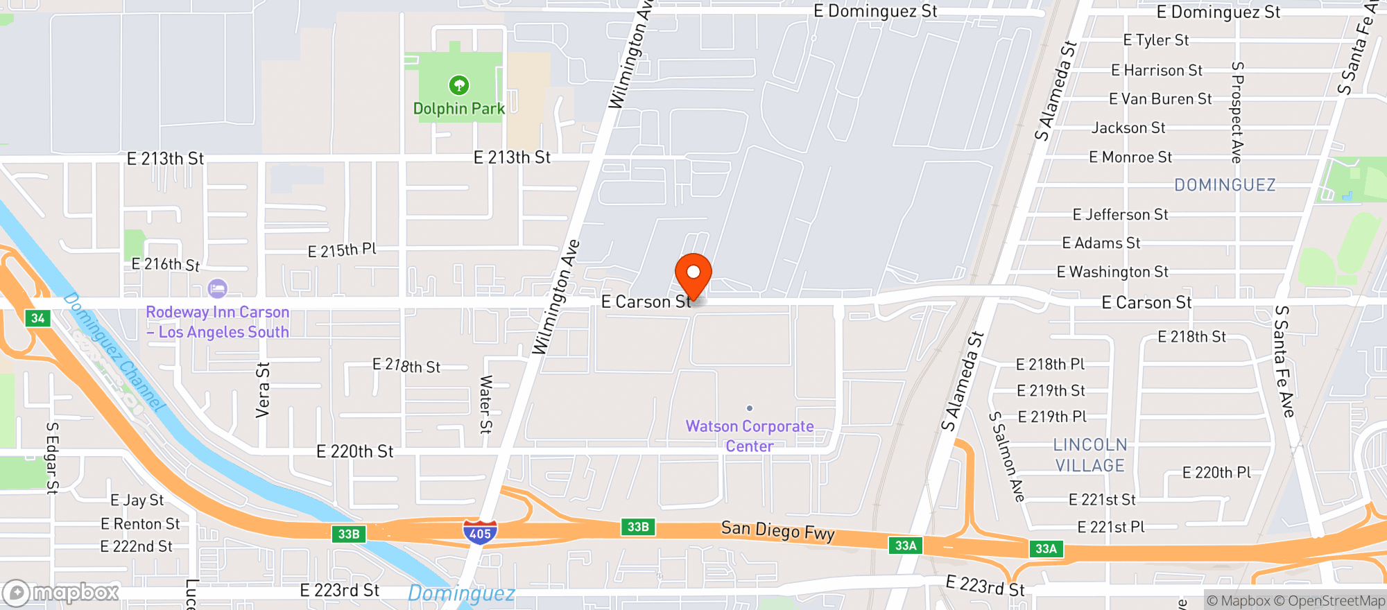 Map showing Ralphs (703) - 00196 - Cherry Carson