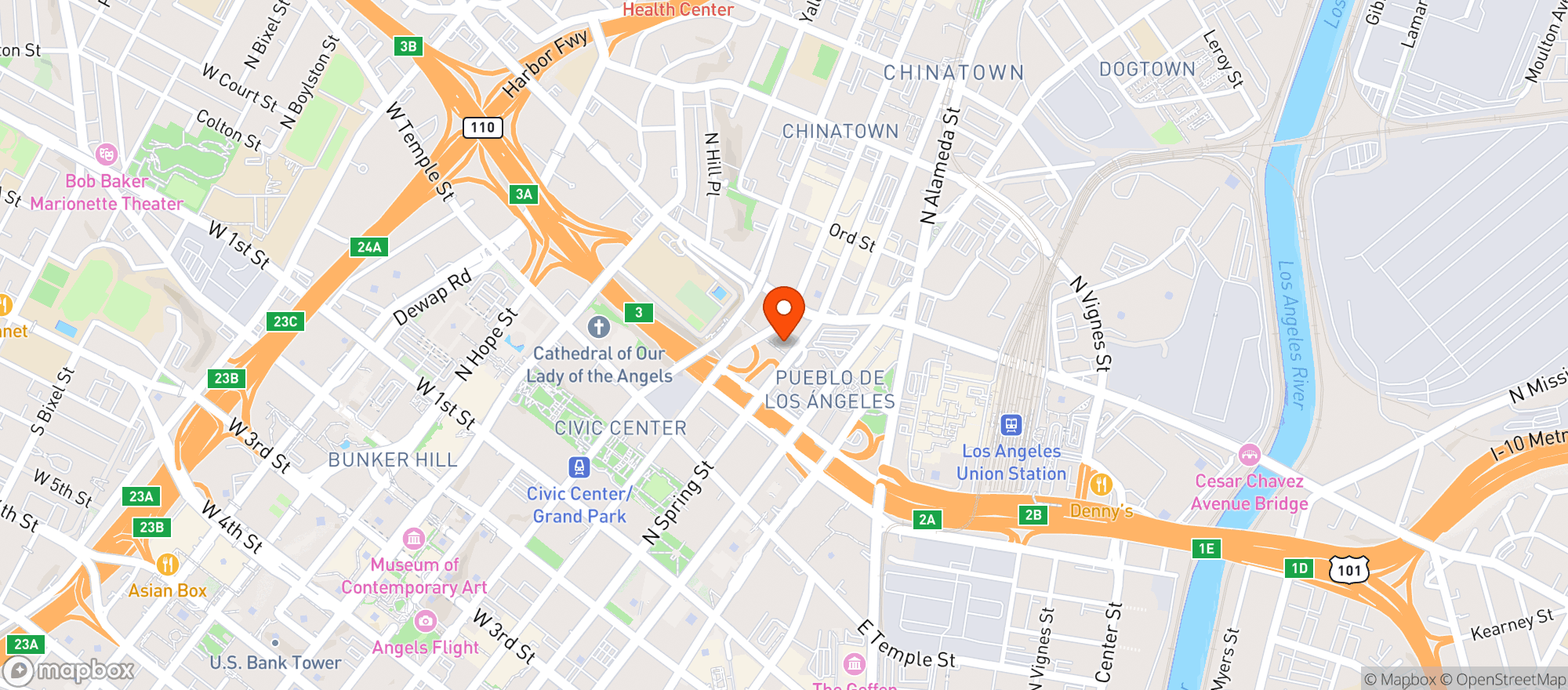 Map showing Buffalo Wild Wings Gril #3930
