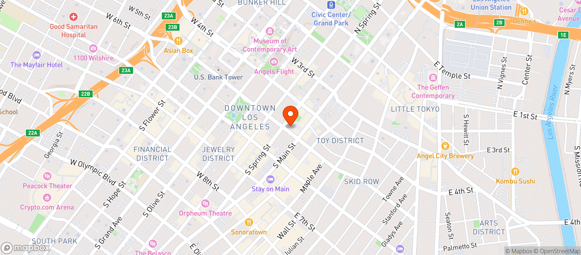 Map showing Buzz Wine Beer Shop