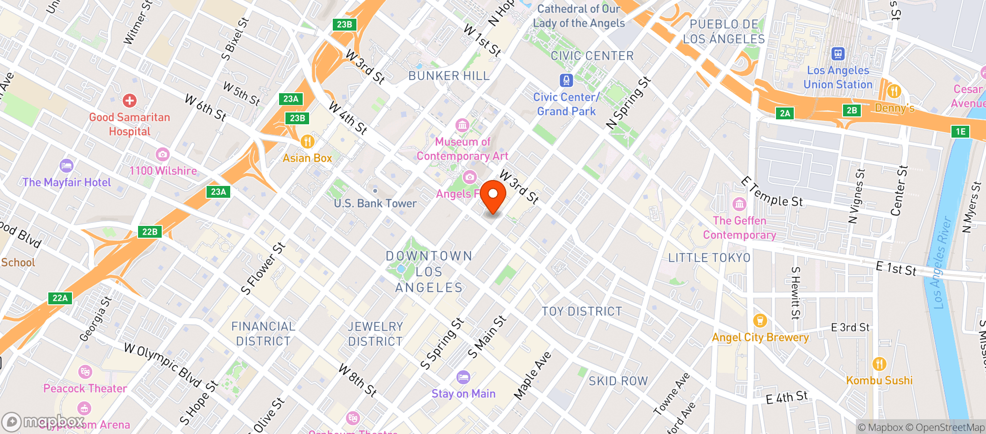 Map showing The Grayson Bar