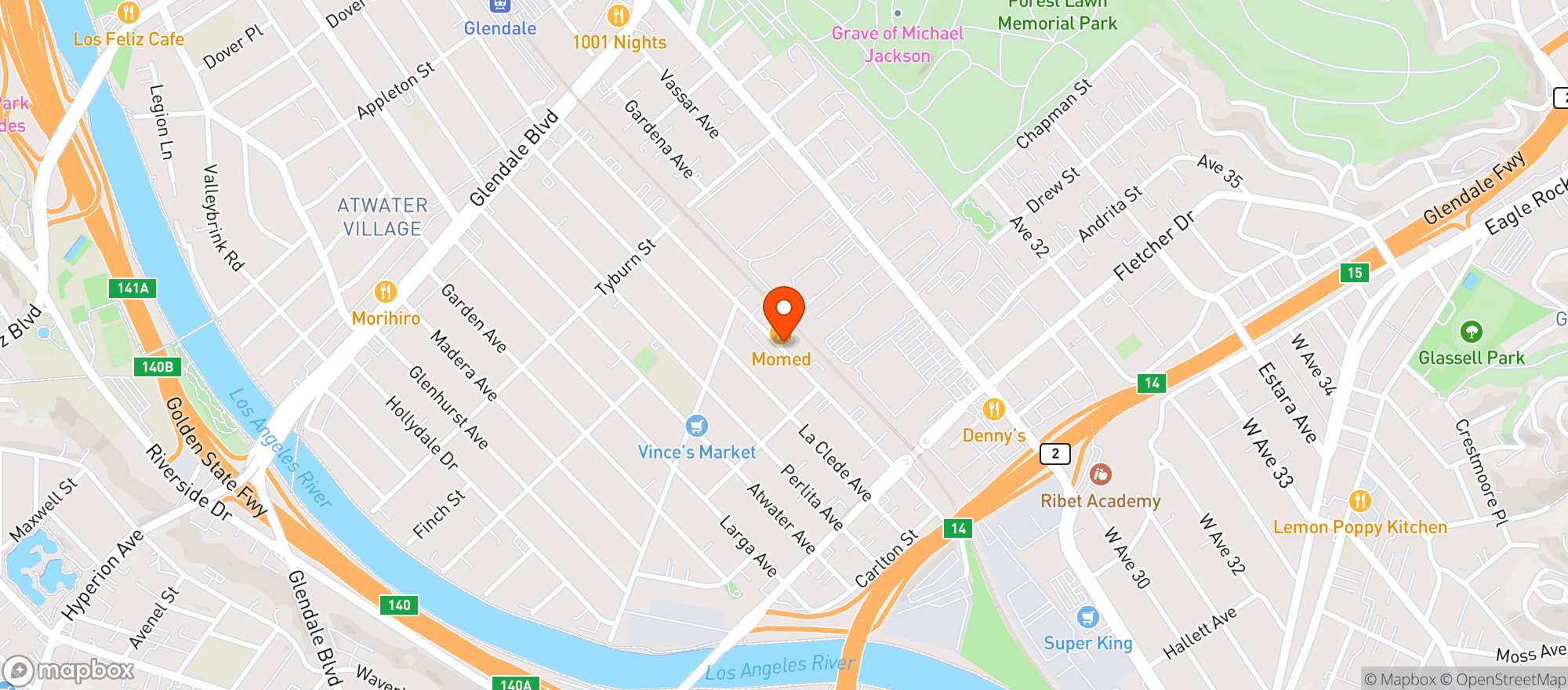 Map showing Momed