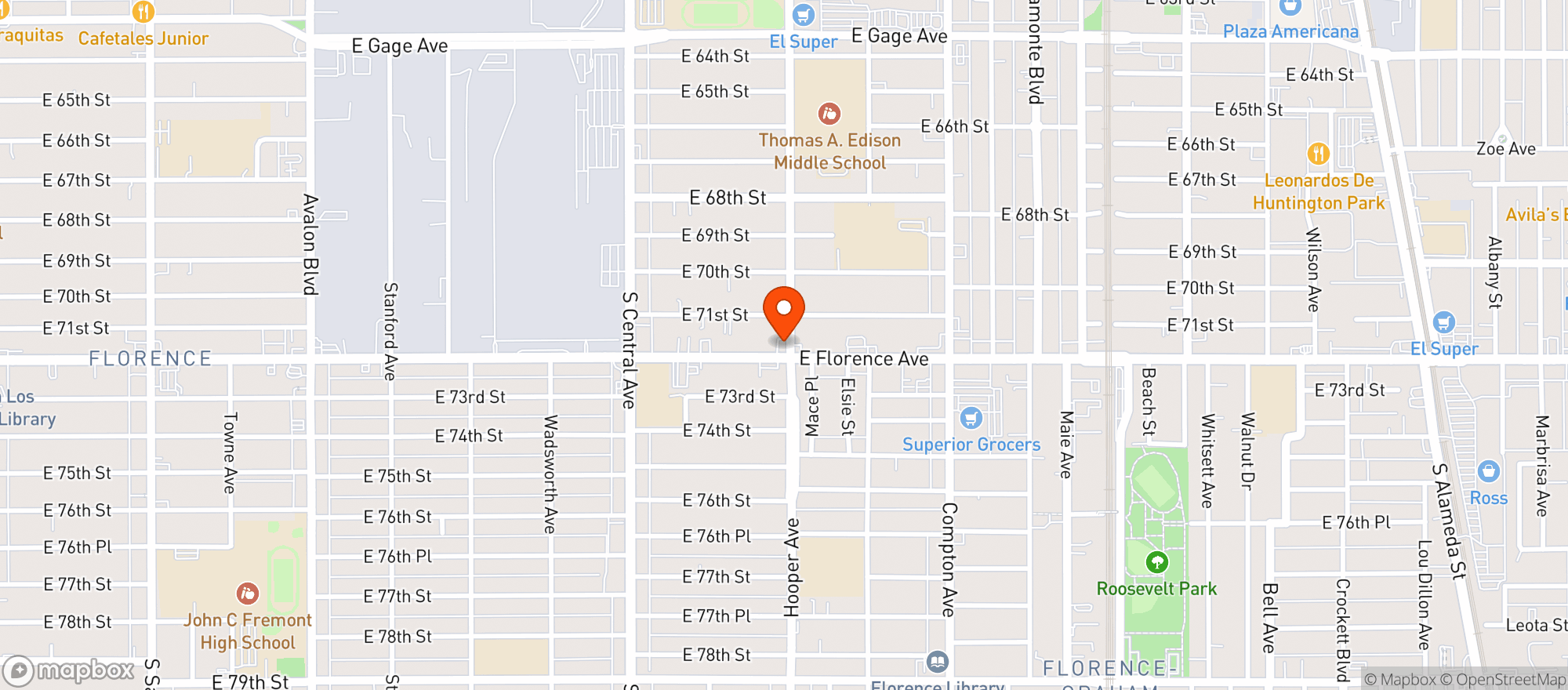 Map showing Check N Bottle
