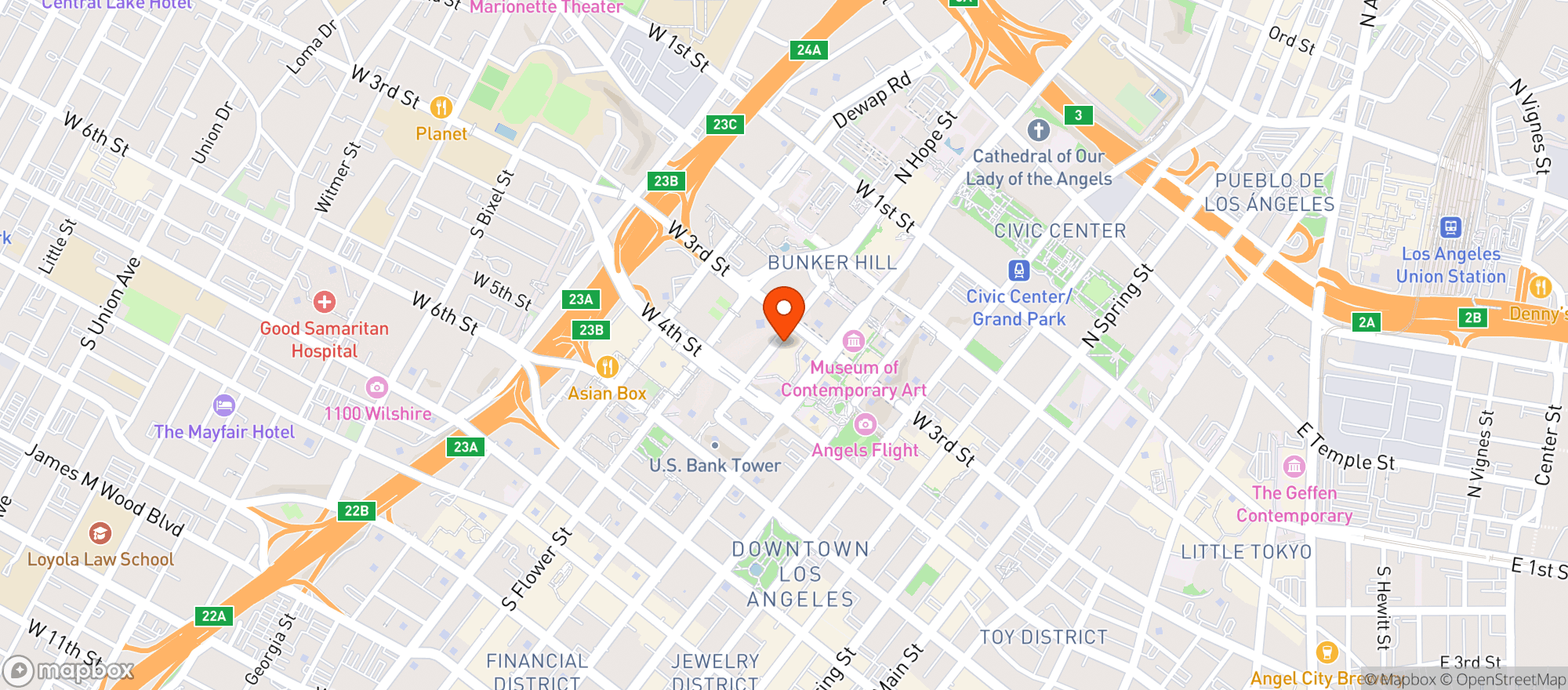 Map showing Nick & Stefs