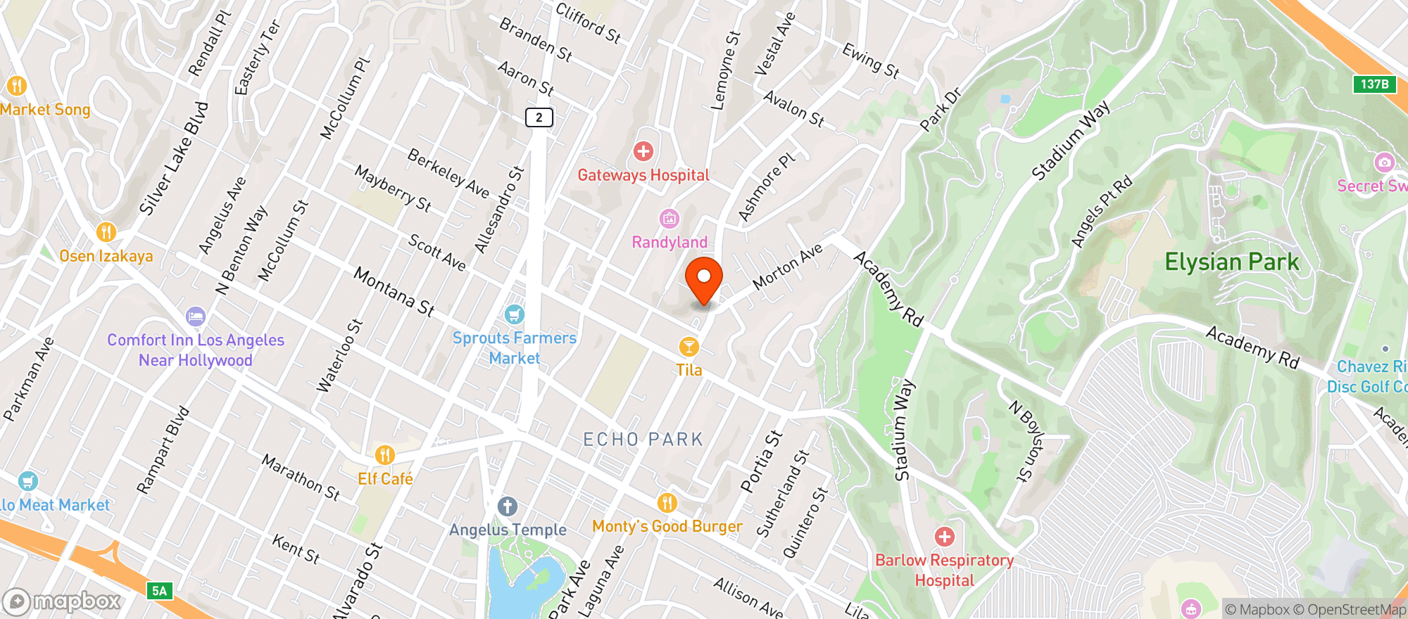 Map showing Glowing Plant-Based Eatery