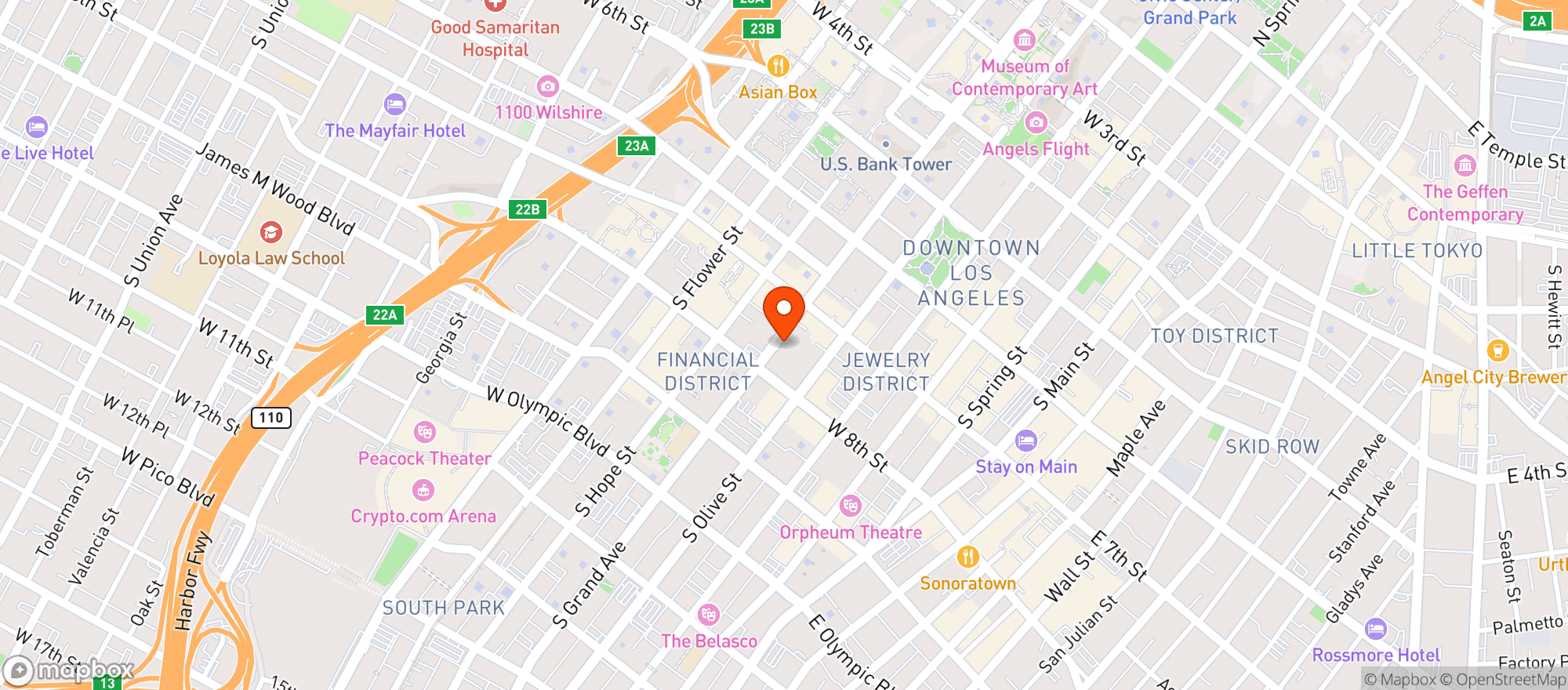 Map showing 7 Eleven #39570