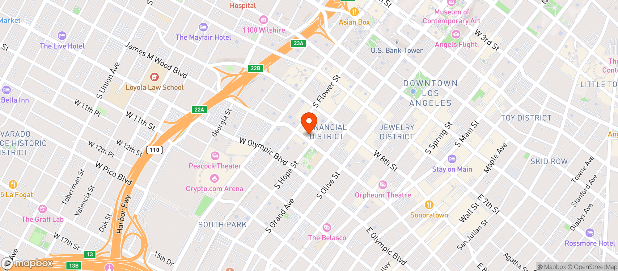 Map showing Ralphs