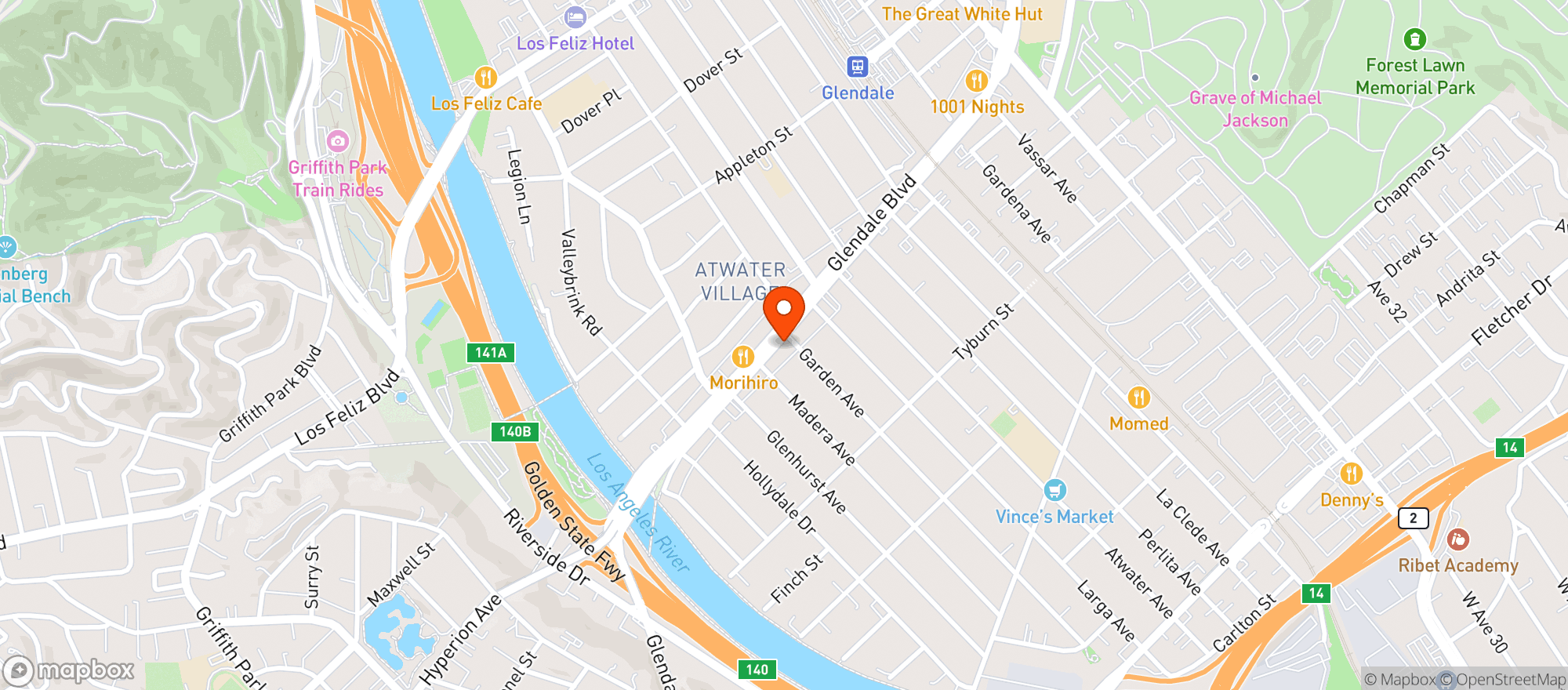 Map showing Stash Dash