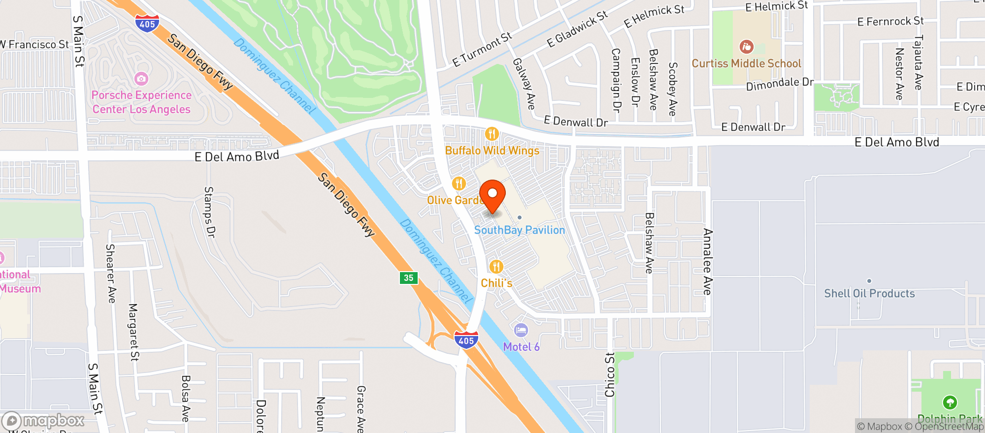 Map showing Target Store