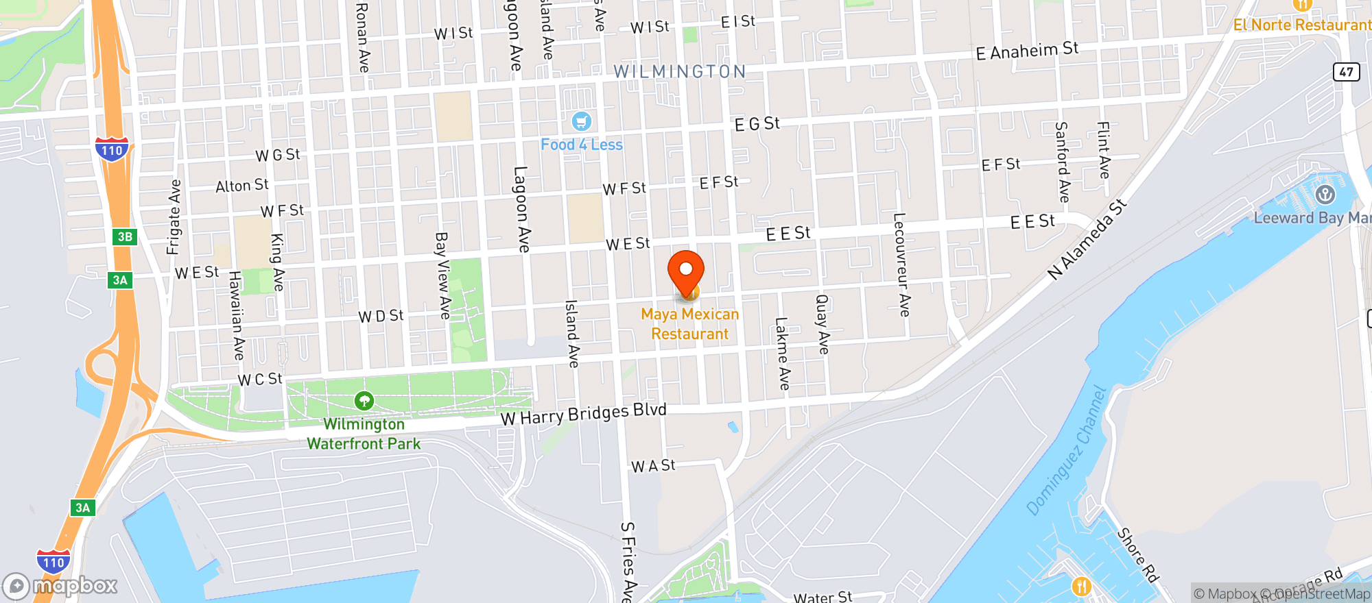 Map showing Avalon Liquor