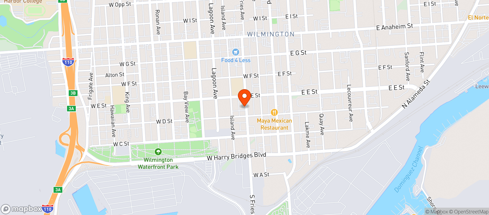 Map showing Sals Market And Deli