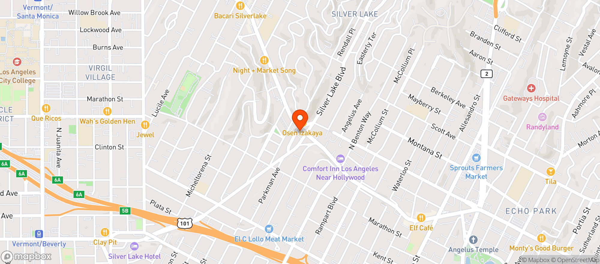 Map showing Wine Stop