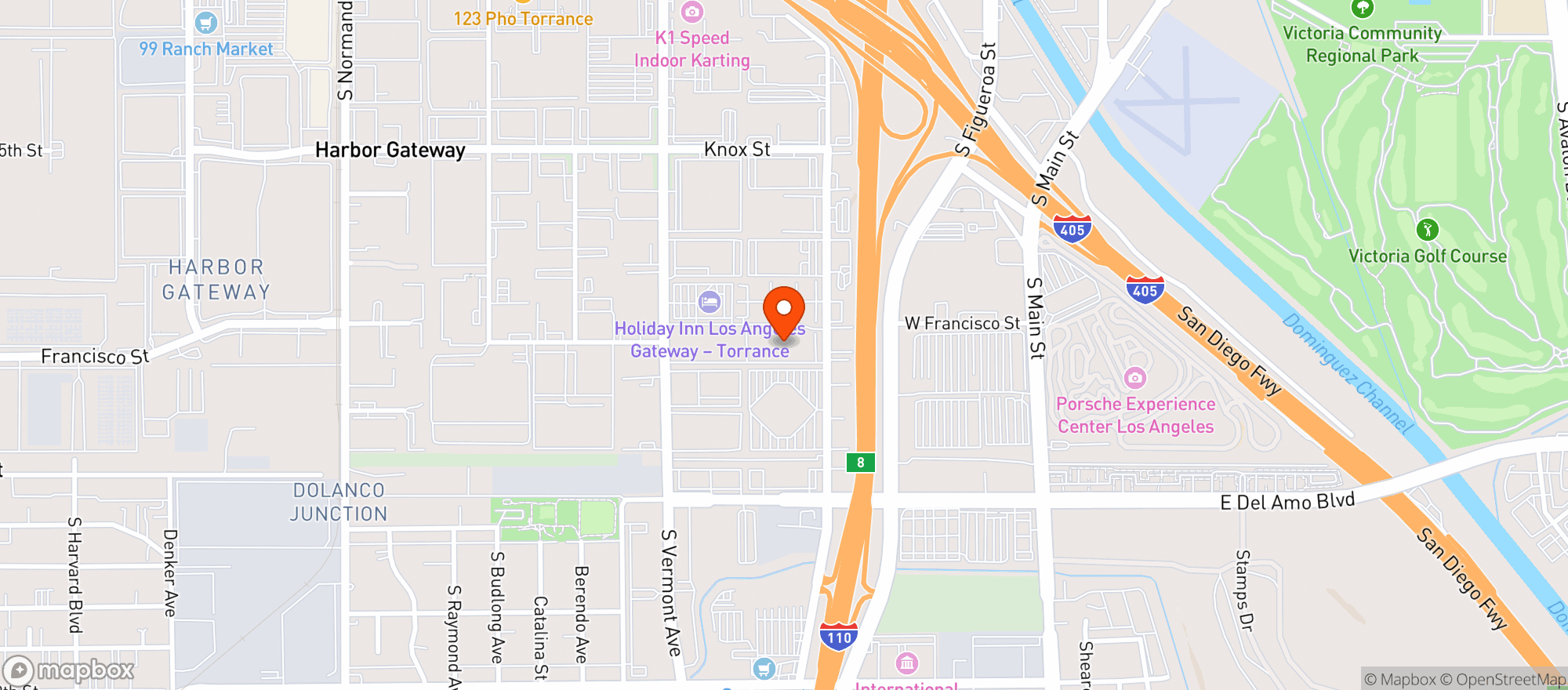 Map showing Restaurant Depot #553