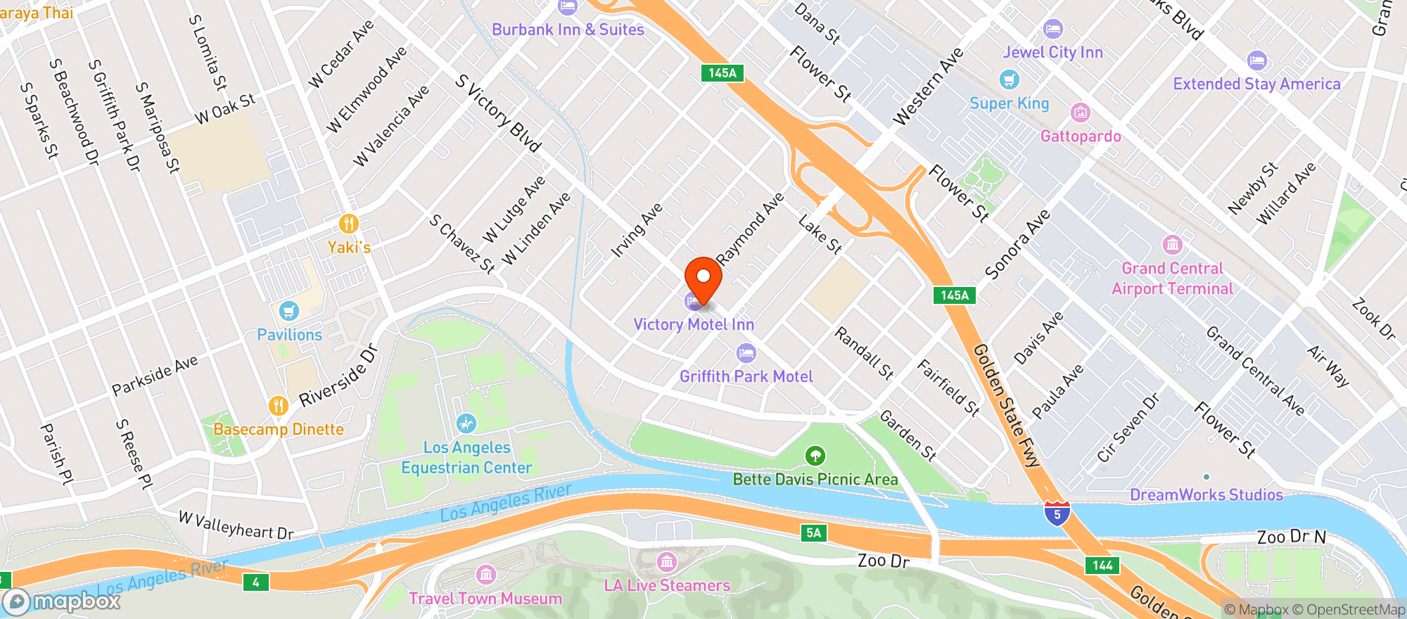 Map showing 7 Days Liquor