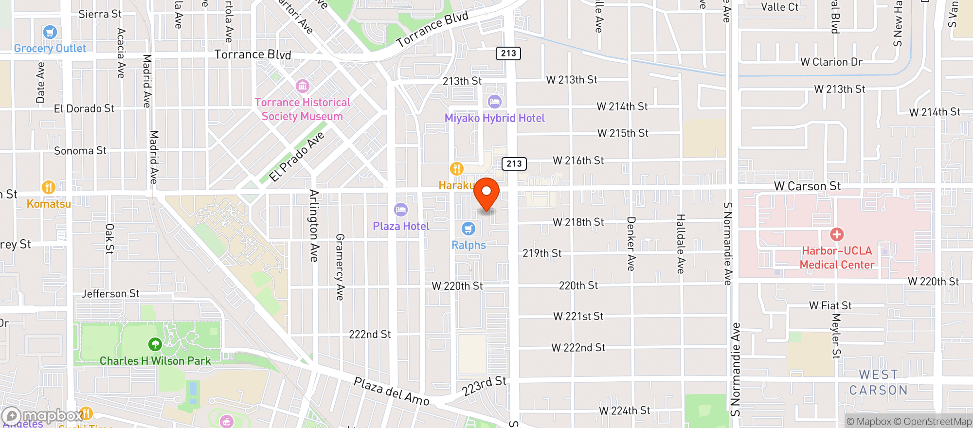 Map showing Ralphs