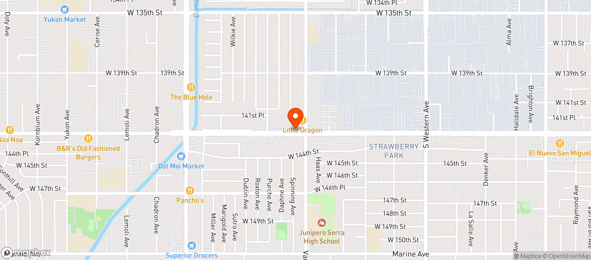 Map showing Green Farm Market