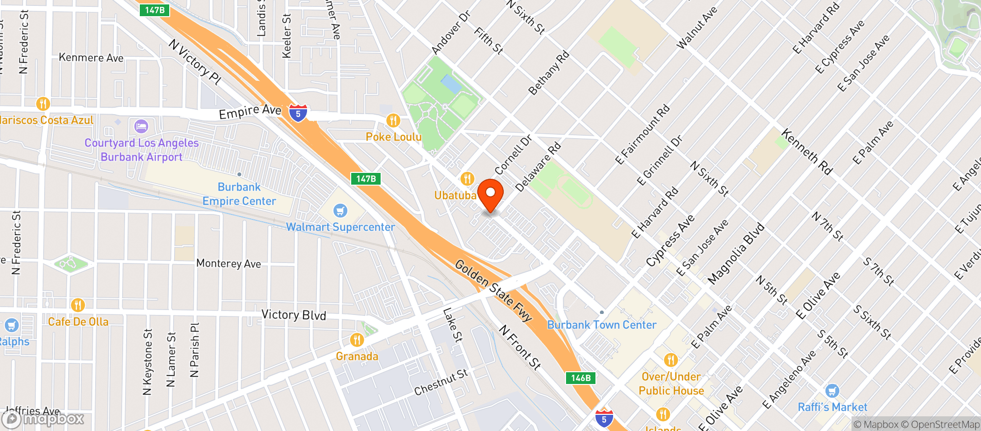 Map showing Sprouts Farmers Market