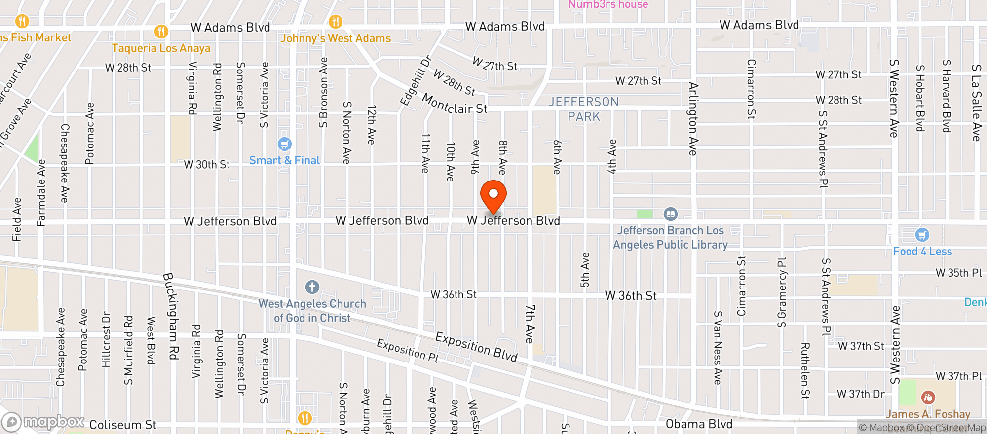 Map showing Sammys Liquor Store