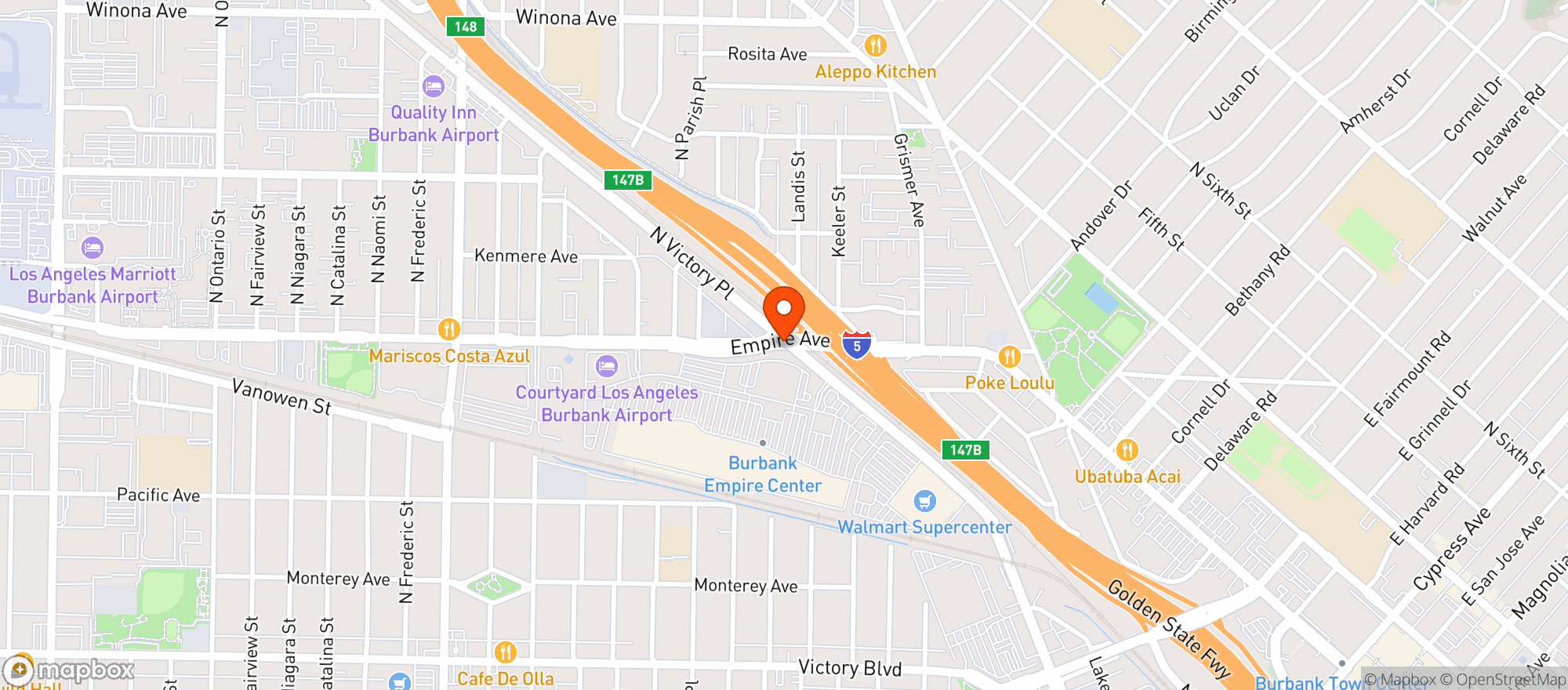 Map showing Bevmo!