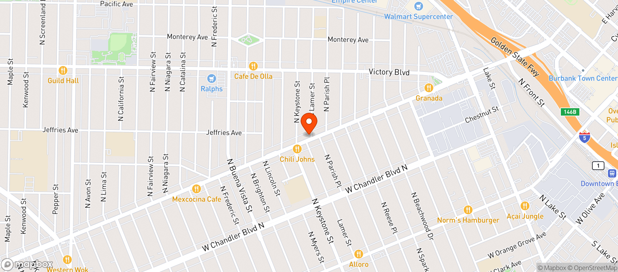 Map showing Fancy Free Liquor