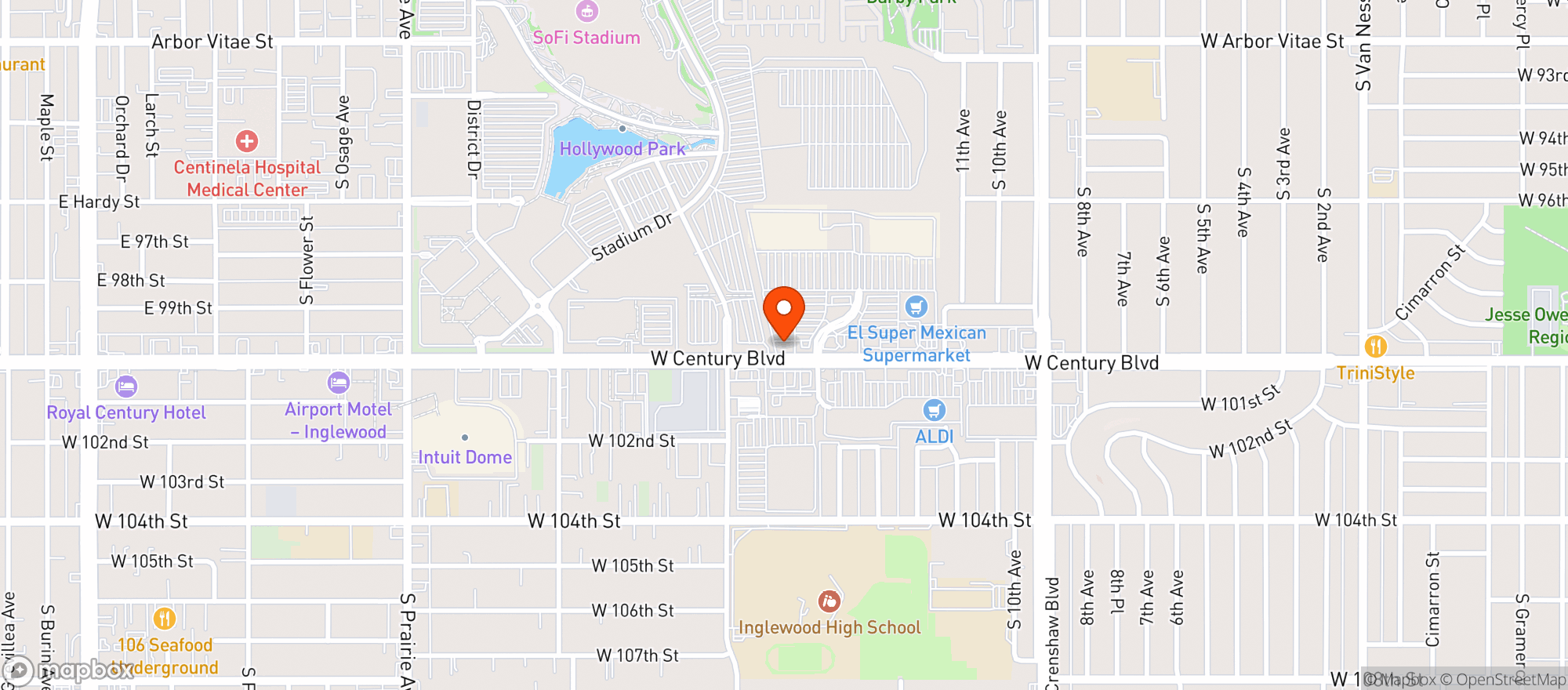 Map showing Gnc
