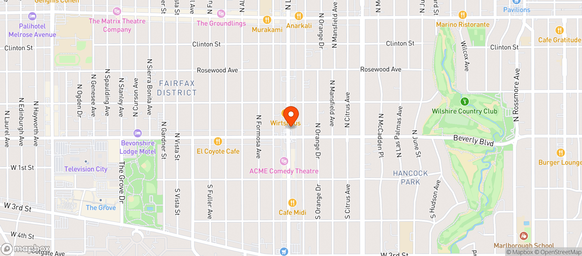 Map showing Wonderbrett