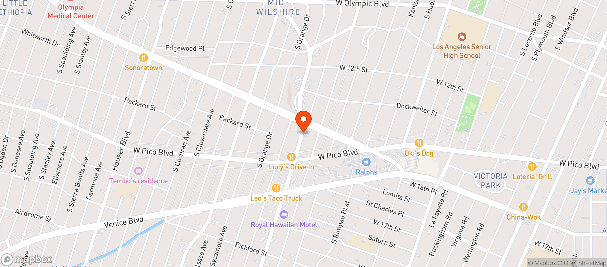Map showing Sprouts Farmers Market