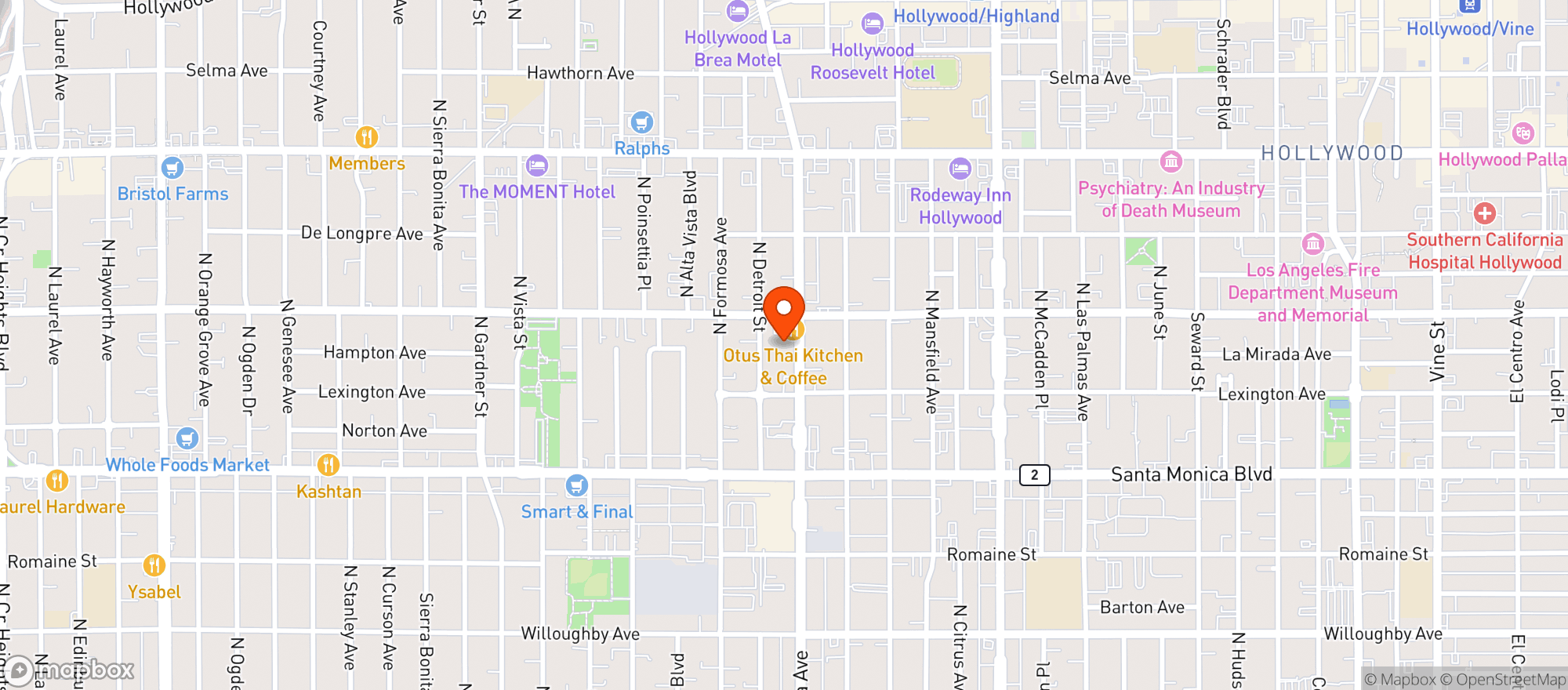 Map showing Ralphs