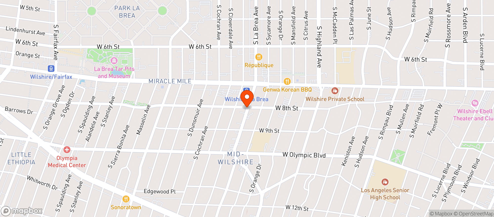 Map showing Met Him At A Bar